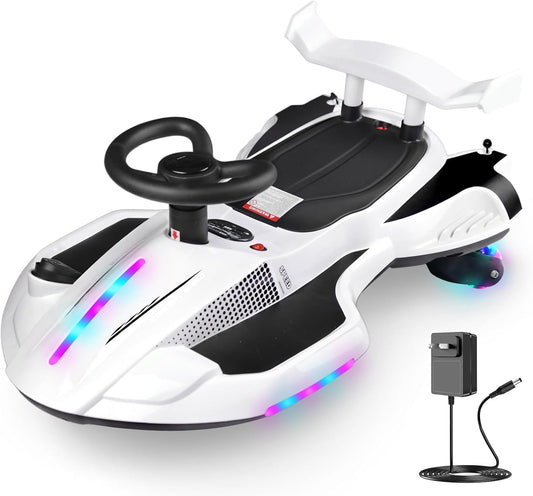 🎉Last Day 80% OFF⏰️ 12V Electric Wiggle Car Ride On Toy —🚚Make Playtime Safer & More Fun